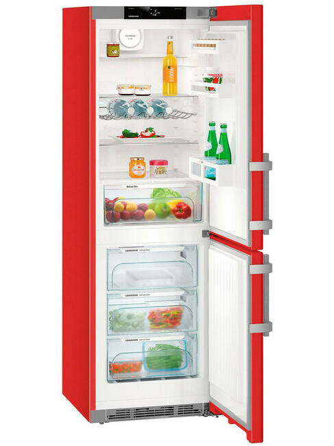 Двухкамерный холодильник Liebherr CNfr 4335 Comfort NoFrost сталь красный CNfr 4335-21 001