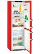 Двокамерний холодильник Liebherr CNfr 4335 Comfort NoFrost сталь червоний CNfr 4335-21 001