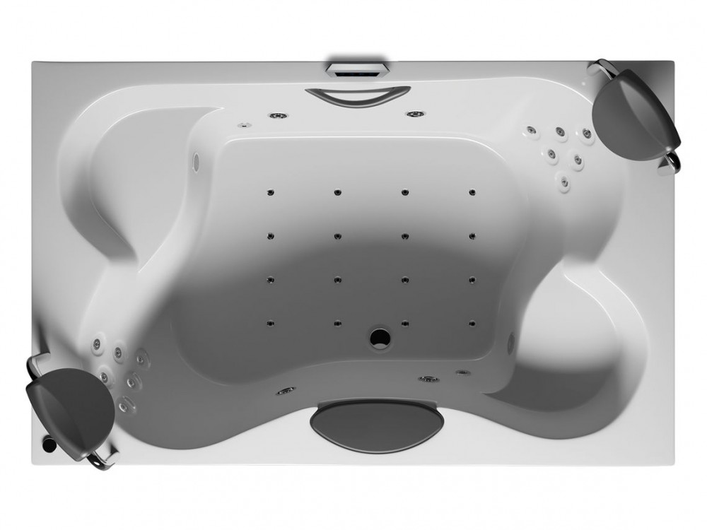 Ванна аеро- і гідромасажна акрилова Riho Claudia 190х120 см білий BZ420055CSH1700