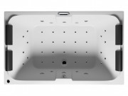Ванна аэро- и гидромассажная акриловая Riho Laura 180х115 см белый BZ2800560SH1512