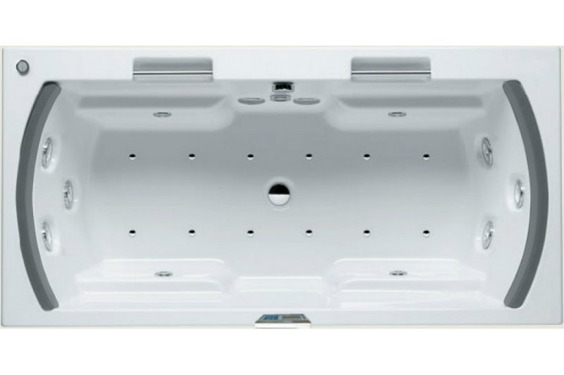 Ванна аеро- і гідромасажна акрилова Riho Lisa 180х90 см білий BZ1500554SV1706