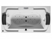 Ванна аеро- і гідромасажна акрилова Riho Lisette 195х105 см білий BZ1400554SV1502