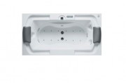 Ванна аеро- і гідромасажна акрилова Riho Lisette 195х105 см білий BZ1400554SV1610