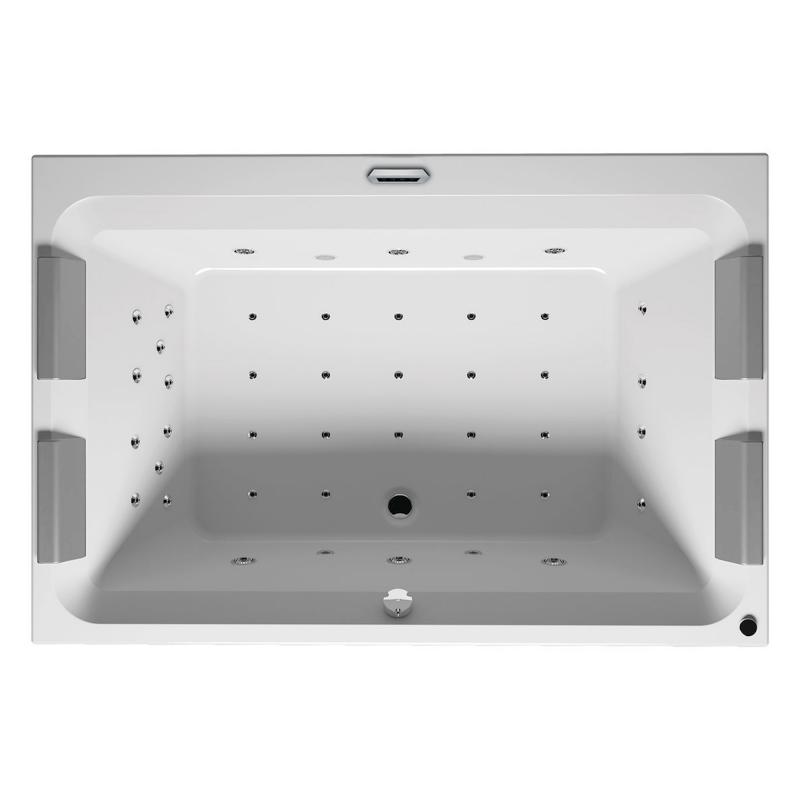 Ванна аеро- і гідромасажна акрилова Riho Olivia 180х120 см білий BZ7700561SH1742