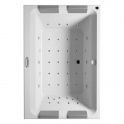 Ванна аэро- и гидромассажная акриловая Riho Olivia 180х120 см левая белый BZ7700561SH1743