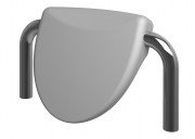 Подголовник для ванн Riho Claudia серебристый AH09115