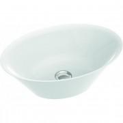 Раковина для ванной Marmorin Luka накладная без крыла литой камень белый P_U_263_02_0500