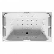 Ванна аеро- і гідромасажна акрилова Riho Laura 180х115 см білий BZ2800560SH1625