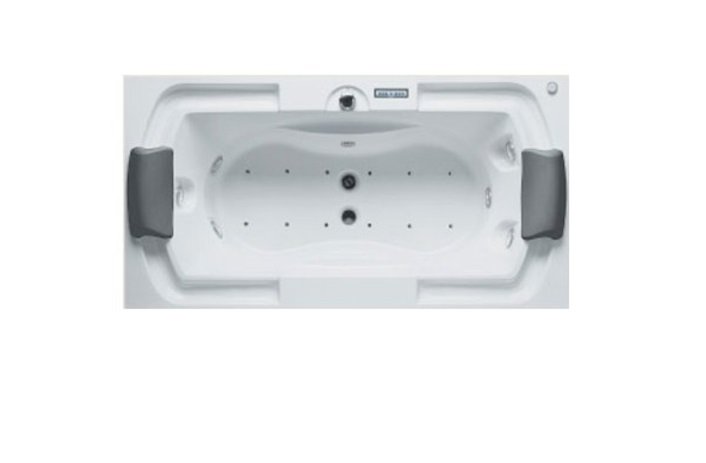 Ванна аэро- и гидромассажная акриловая Riho Lisette 195х105 см белый BZ1400554SV1610