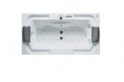 Ванна аеро- і гідромасажна акрилова Riho Lisette 195х105 см білий BZ1400554SV1610