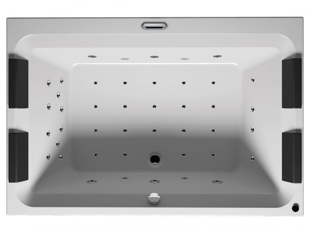 Ванна аеро- і гідромасажна акрилова Riho Olivia 180х120 см білий BZ7700561SH1572