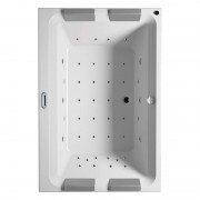 Ванна аэро- и гидромассажная акриловая Riho Olivia 180х120 см левая белый BZ7700561SH1743