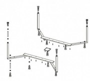 Ніжки для ванни Riho Colorado метал POOTSET14