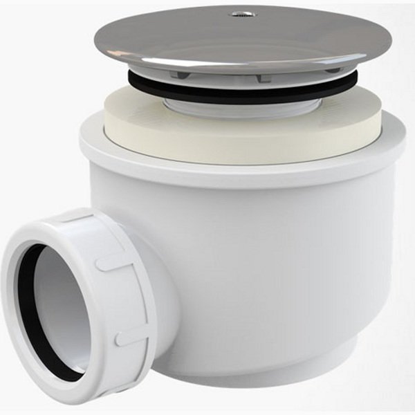 Сифон для душового піддону Riho 50 мм хром 750000000013