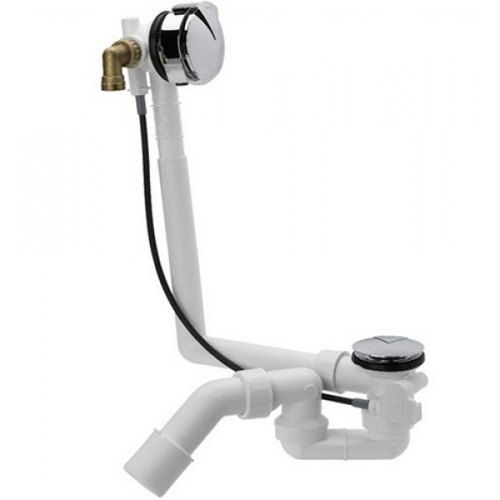 Слив Riho Viega Multiplex Trio с наполнением через перелив 70 см белый/хром 560100360