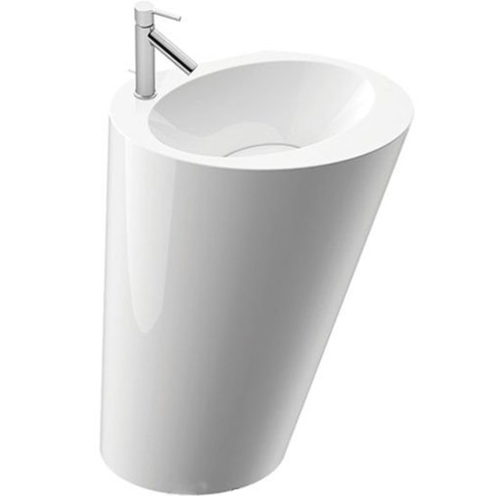 Раковина для ванної Marmorin Amos підлоги литий камінь білий 729 582 020 xx x