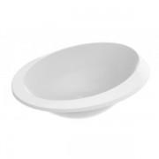 Раковина для ванной Marmorin Gora врезная без крыла литой камень белый  P_U_627_01_0525