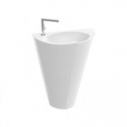 Раковина для ванної Marmorin Zora S підлоги литий камінь білий P_S_531_02_0600