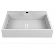 Раковина Miraggio Mares 600 см литой мрамор белый глянцевый 0000213