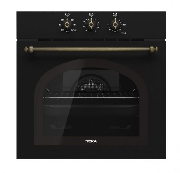 Духовой шкаф Teka Rustica HRB 6100 AT электрический 70 л черный/латунь 111010006