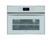Духова шафа Teka Maestro HLC 844 C з функціями мікрохвильовій печі з металевою рамкою біле скло 40587612