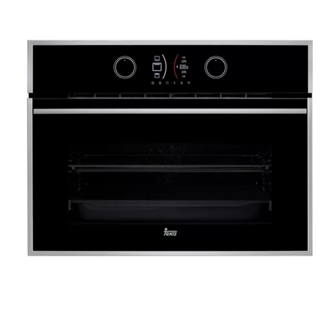 Духова шафа Teka Maestro HLC 844 C з функціями мікрохвильовій печі з металевою рамкою чорне скло 40587602