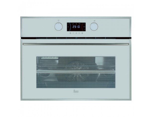 Духова шафа Teka Maestro HLC 844 C з функціями мікрохвильовій печі з металевою рамкою біле скло 40587612