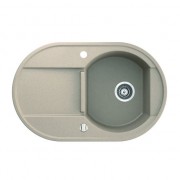 Мойка для кухни Marmorin Otago 1k 1o с крылом врезная искусственный камень сафари 505 113 001