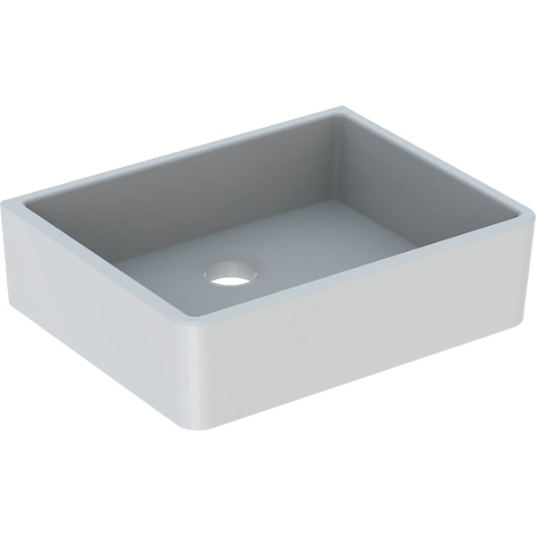 Универсальная раковина Geberit Publica без перелива огнеупорная глина белый 360050000