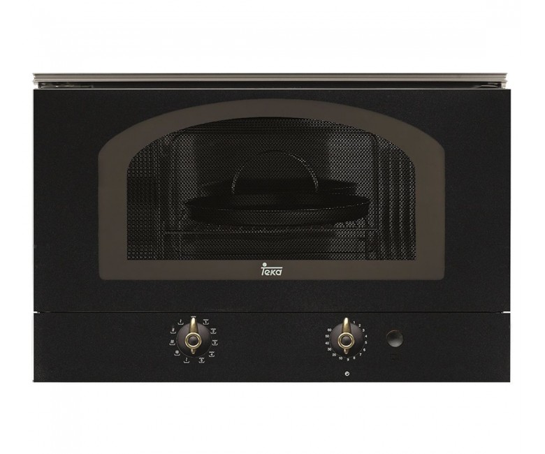 Встраиваемая микроволновая печь Teka Rustica MWR 22 BI 22 л петли слева черный 40586300