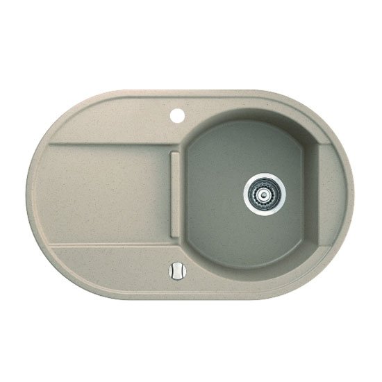 Мийка для кухні Marmorin Otago 1k 1o з крилом врізна штучний камінь сафарі 505 113 001