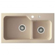 Мойка для кухни Marmorin Ako 2k без крыла врезная искусственный камень песочный 711 503 007