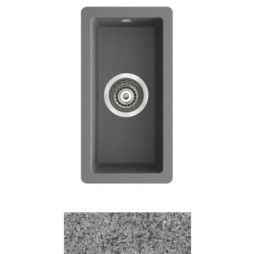 Мойка для кухни Marmorin Lando 0,5k без крыла врезная искусственный камень серый 709 100 003