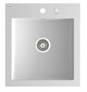 Мойка для кухни Marmorin Nero 1k без крыла искусственный камень белый 714 103 006