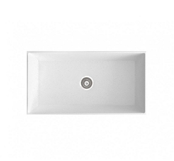 Мойка для кухни Marmorin Olwin 1k без крыла искусственный камень белый 525 103 006