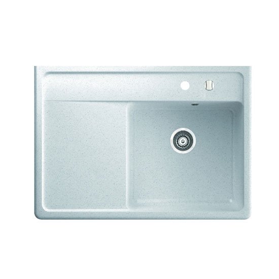 Мойка для кухни Marmorin Ewit 1k 1o с крылом накладная искусственный камень белый 515 113 006