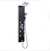 Гидромассажная панель для душа Dusel  хром/черный DU787392B