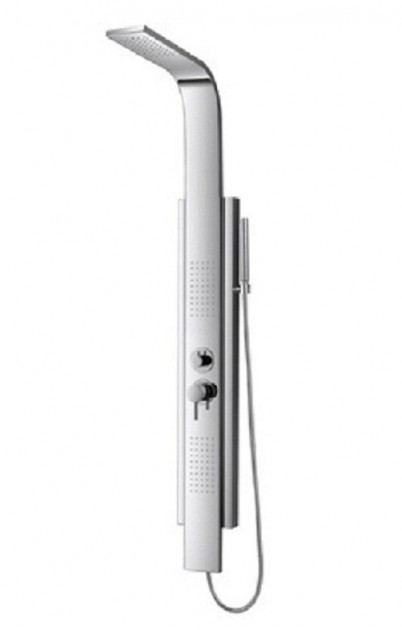 Гидромассажная панель для душа Dusel нержавеющая сталь хром  DU2014А-00