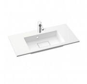 Раковина для ванної Marmorin Lira 800 врізна литий камінь колір білий 640 080 020 xx x