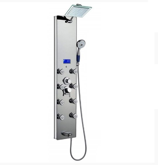 Гидромассажная панель для душа Dusel зеркальный DU787392M