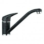 Змішувач для кухні Marmorin класичний одноважільний чорний 2113