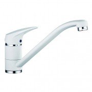 Смеситель для кухни Marmorin классический однорычажный белый 6113