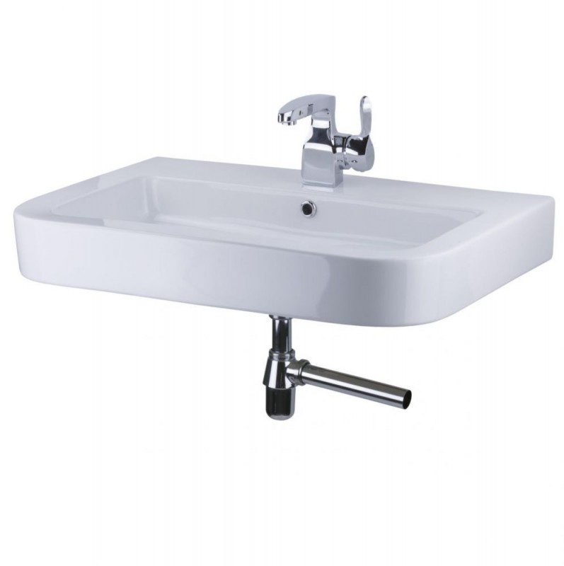 Раковина для ванной Devit Optima подвесная 75х50 см санфаянс белый 1510130