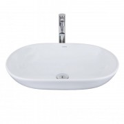 Раковина для ванной Devit Ovale накладная 58.5х39 см санфаянс белый 1510136