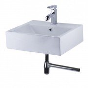 Раковина для ванной Devit Quadra подвесная 53х45.5 см санфаянс белый 1510132