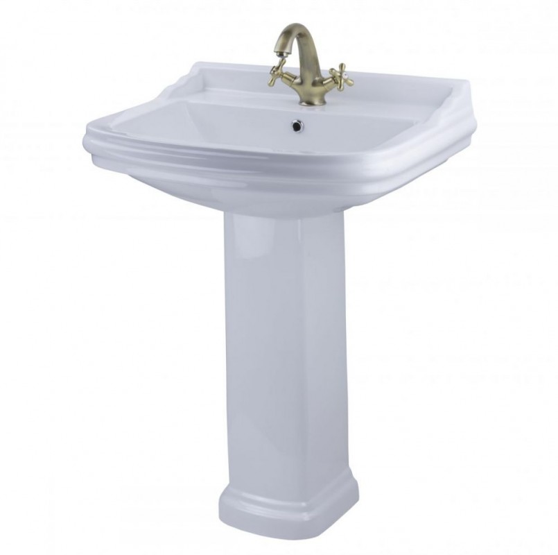 Раковина для ванной Devit Sheffield подвесная 68х52 см санфаянс белый 1010133