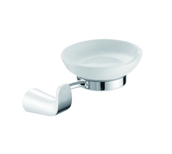 Мыльница для ванной Devit Katarina подвесная белый/хром 8559148