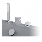 Змішувач для ванни GRB Kala одноважельний з душовою лійкою без виливу хром 60231600