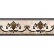 Бордюр InterCerama Emperador 43х13,7 см коричневый 031 455704