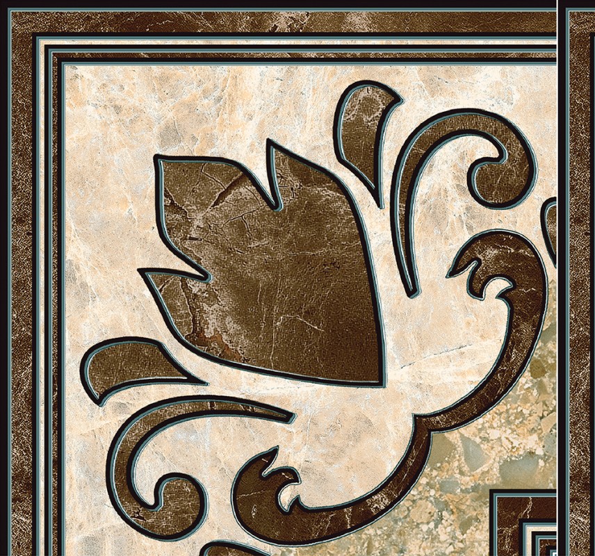 Декор InterCerama Emperador 13,7х13,7 см коричневый 031 455703